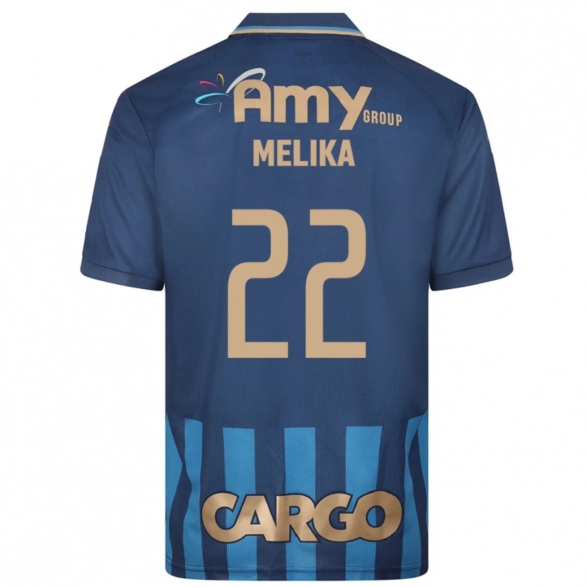 Danxen Criança Camisola Ofek Melika #22 Azul Marinho Alternativa 2025/26 Camisa Brasil