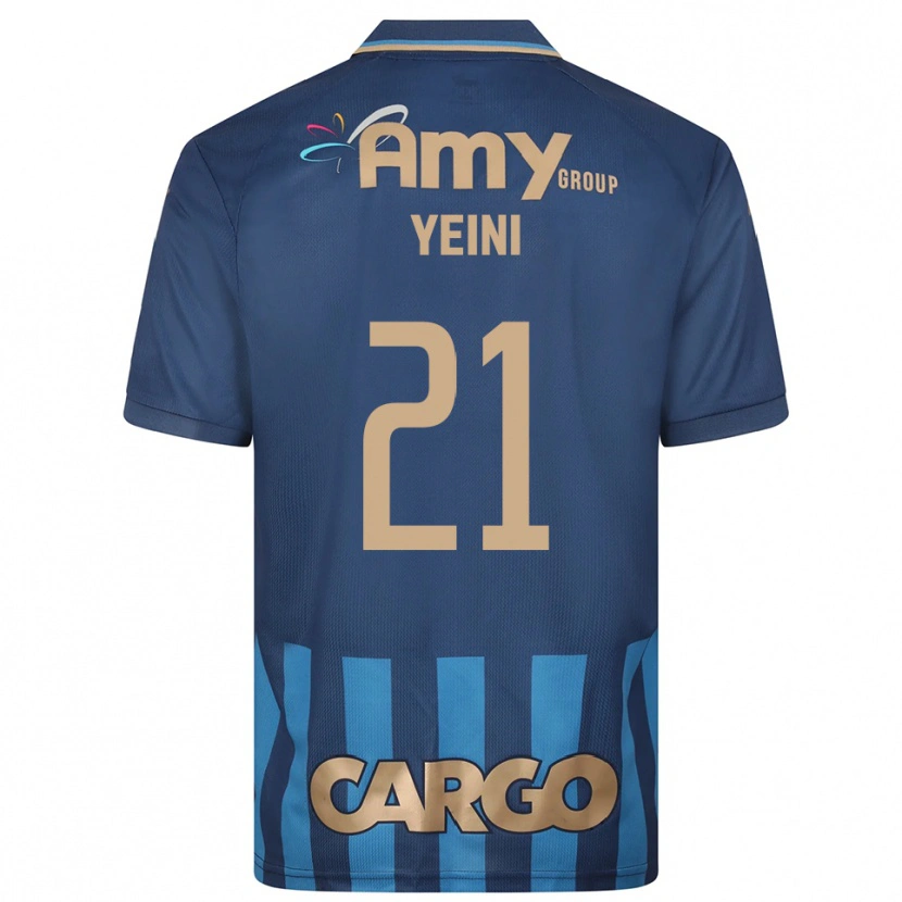 Danxen Criança Camisola Sheran Yeini #21 Azul Marinho Alternativa 2025/26 Camisa Brasil