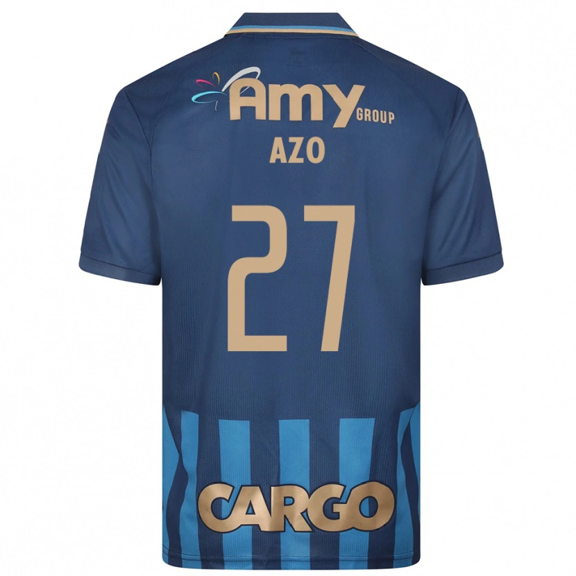 Danxen Criança Camisola Ori Azo #27 Azul Marinho Alternativa 2025/26 Camisa Brasil