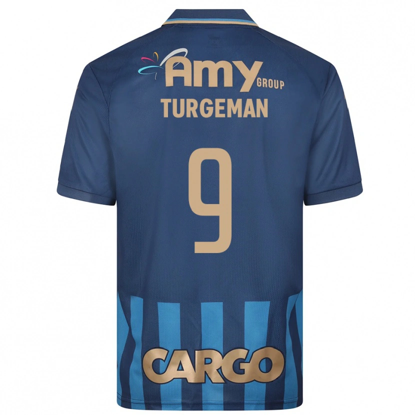 Danxen Criança Camisola Dor Turgeman #9 Azul Marinho Alternativa 2025/26 Camisa Brasil