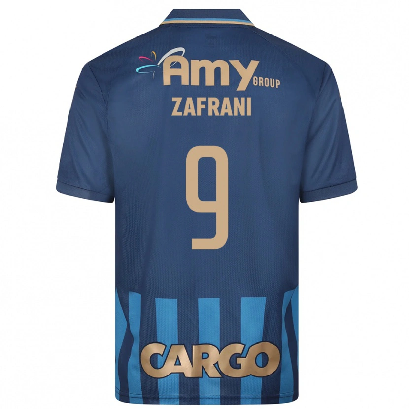 Danxen Criança Camisola Itay Zafrani #9 Azul Marinho Alternativa 2025/26 Camisa Brasil