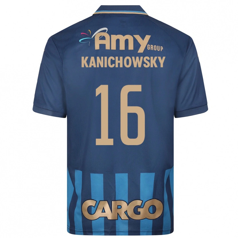 Danxen Criança Camisola Gabi Kanichowsky #16 Azul Marinho Alternativa 2025/26 Camisa Brasil