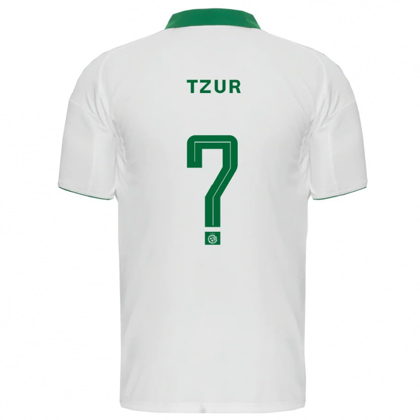 Danxen Criança Camisola Adi Tzur #0 Branco Verde Alternativa 2025/26 Camisa Brasil