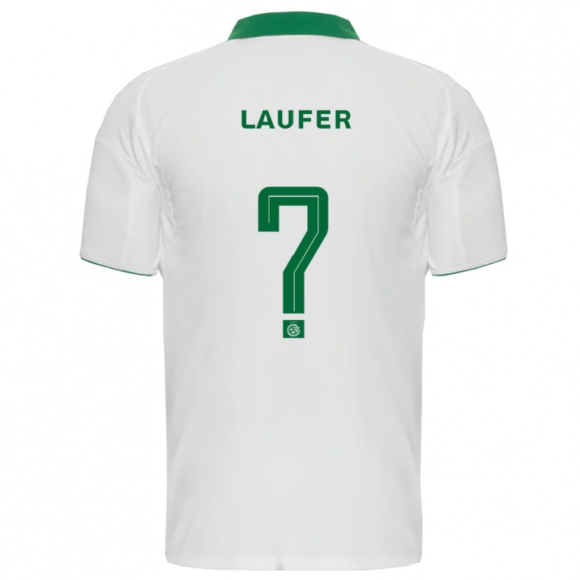 Danxen Criança Camisola Ronny Laufer #0 Branco Verde Alternativa 2025/26 Camisa Brasil