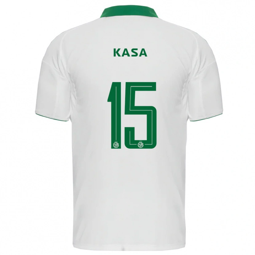Danxen Criança Camisola Lior Kassa #15 Branco Verde Alternativa 2025/26 Camisa Brasil