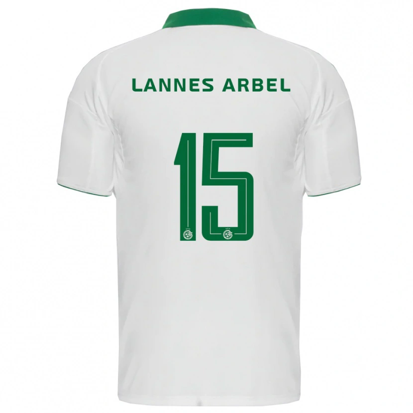 Danxen Criança Camisola Tomer Lannes Arbel #15 Branco Verde Alternativa 2025/26 Camisa Brasil