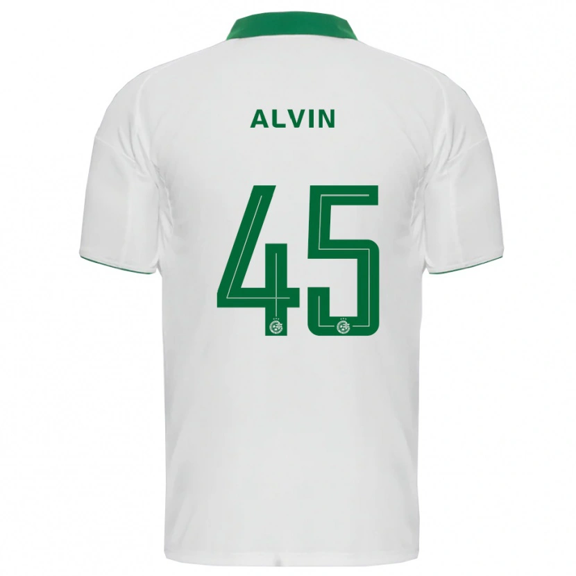Danxen Criança Camisola Glenn Alvin #45 Branco Verde Alternativa 2025/26 Camisa Brasil