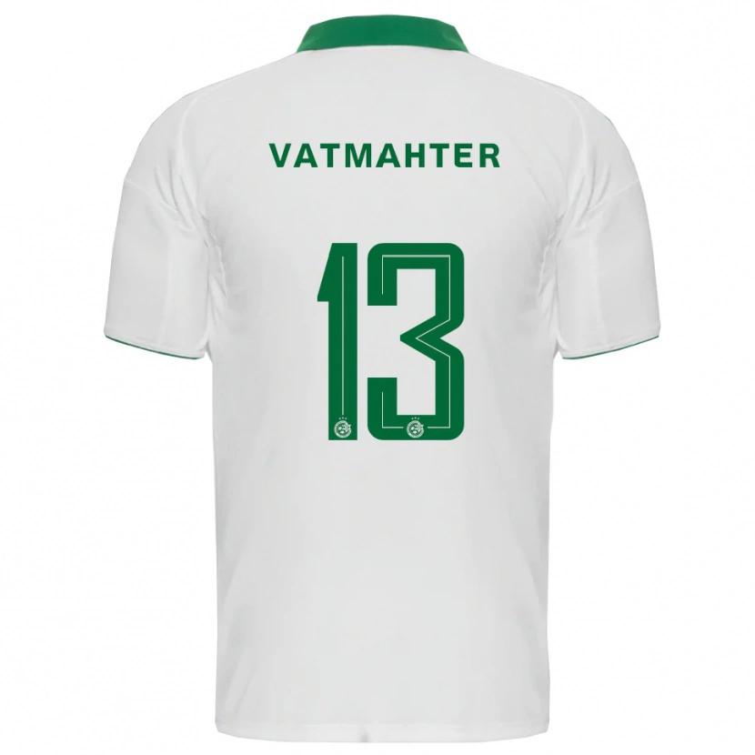 Danxen Criança Camisola Liam Vatmahter #13 Branco Verde Alternativa 2025/26 Camisa Brasil