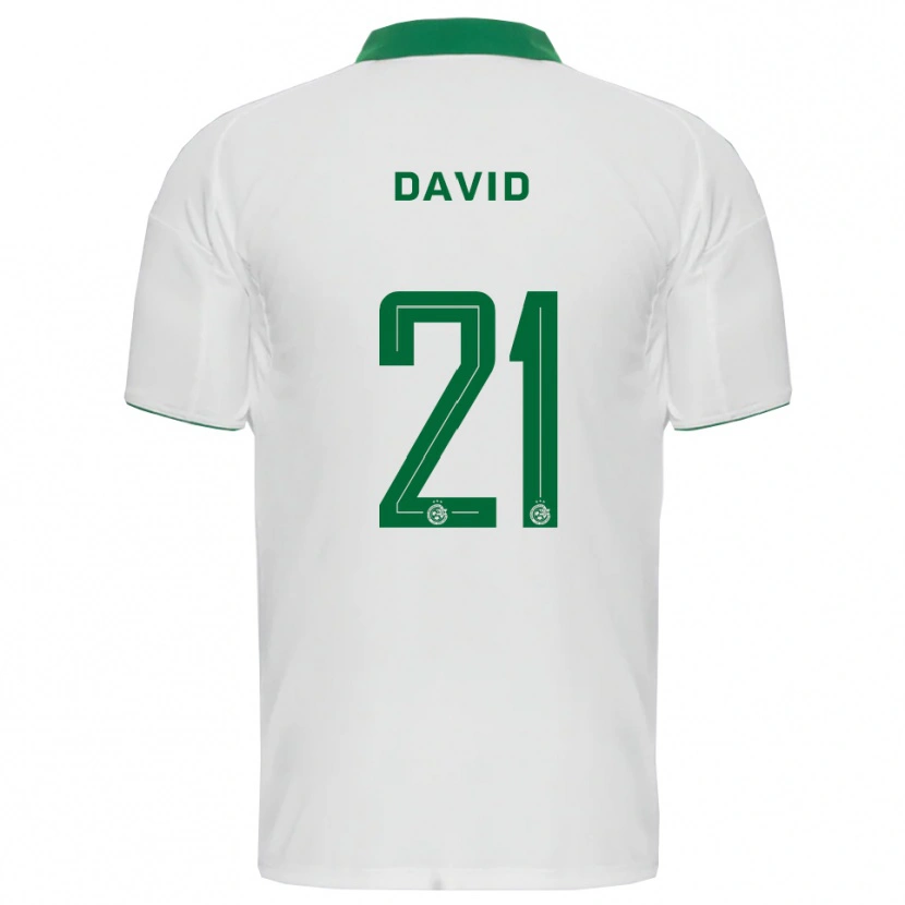 Danxen Criança Camisola Dean David #21 Branco Verde Alternativa 2025/26 Camisa Brasil
