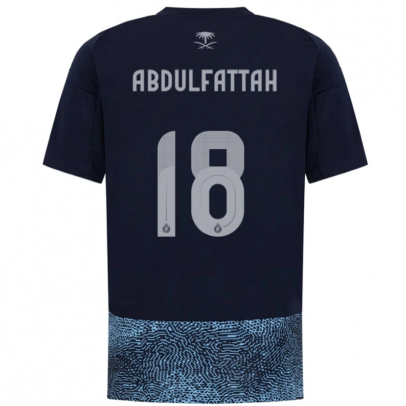 Danxen Criança Camisola Abdulfattah Adam #18 Marinho Azul Celeste Alternativa 2025/26 Camisa Brasil