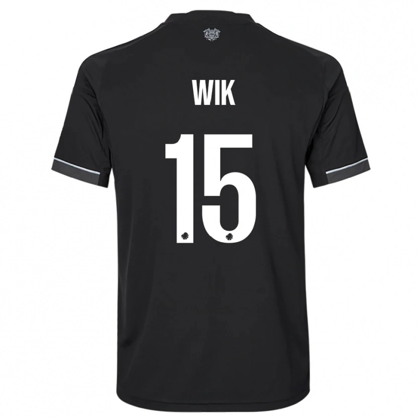 Danxen Criança Camisola Viktoria Wik #15 Preto Branco Alternativa 2025/26 Camisa Brasil