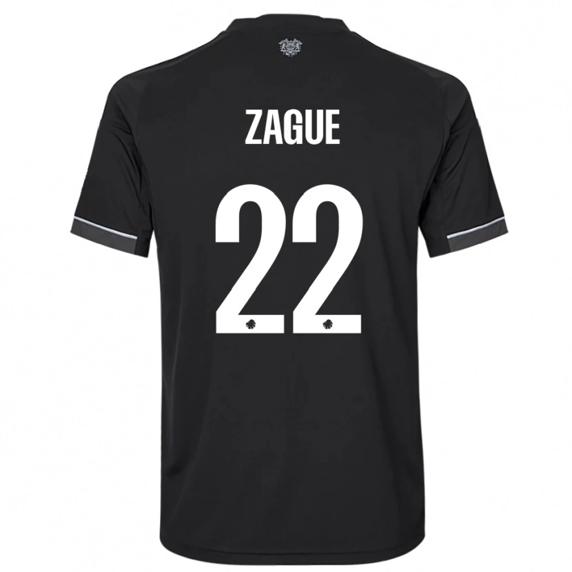 Danxen Criança Camisola Yoram Zague #22 Preto Branco Alternativa 2025/26 Camisa Brasil