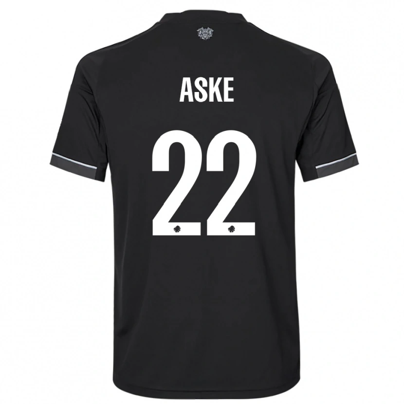 Danxen Criança Camisola Aske Bang #22 Preto Branco Alternativa 2025/26 Camisa Brasil