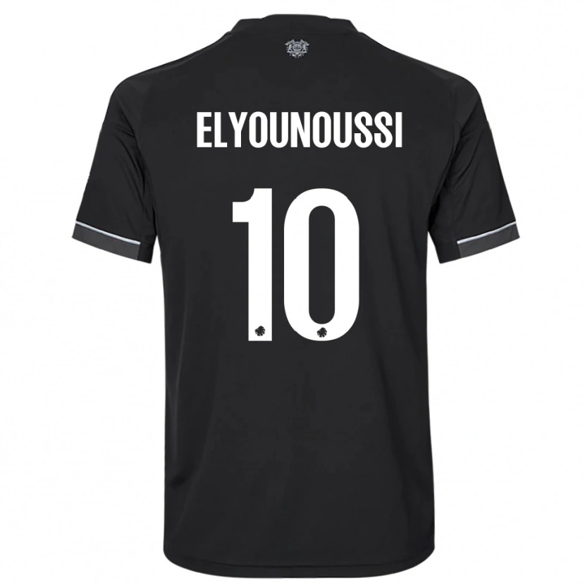 Danxen Criança Camisola Mohamed Elyounoussi #10 Preto Branco Alternativa 2025/26 Camisa Brasil