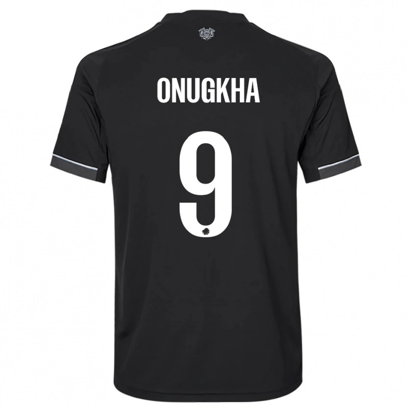 Danxen Criança Camisola German Onugkha #9 Preto Branco Alternativa 2025/26 Camisa Brasil