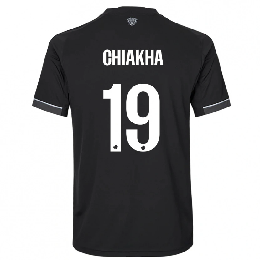 Danxen Criança Camisola Amin Chiakha #19 Preto Branco Alternativa 2025/26 Camisa Brasil