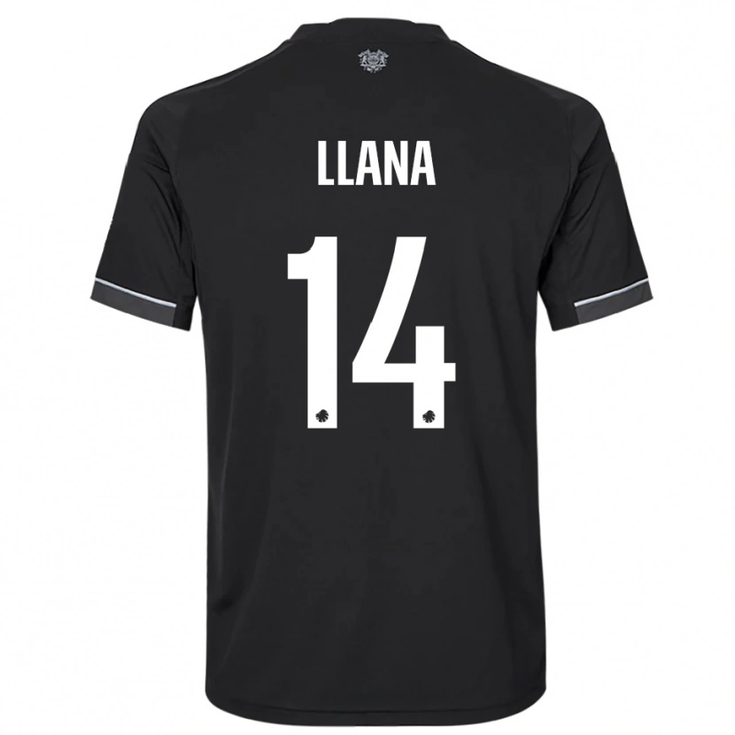 Danxen Criança Camisola Brandon Llana #14 Preto Branco Alternativa 2025/26 Camisa Brasil