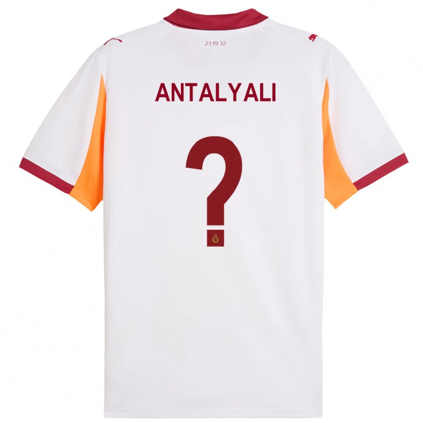 Danxen Criança Camisola Taylan Antalyalı #0 Branco Vermelho Alternativa 2025/26 Camisa Brasil