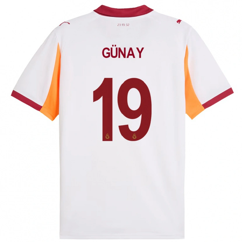 Danxen Criança Camisola Günay Güvenç #19 Branco Vermelho Alternativa 2025/26 Camisa Brasil