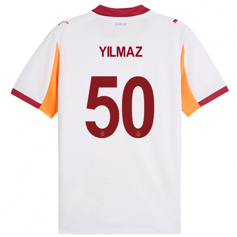 Danxen Criança Camisola Jankat Yılmaz #50 Branco Vermelho Alternativa 2025/26 Camisa Brasil