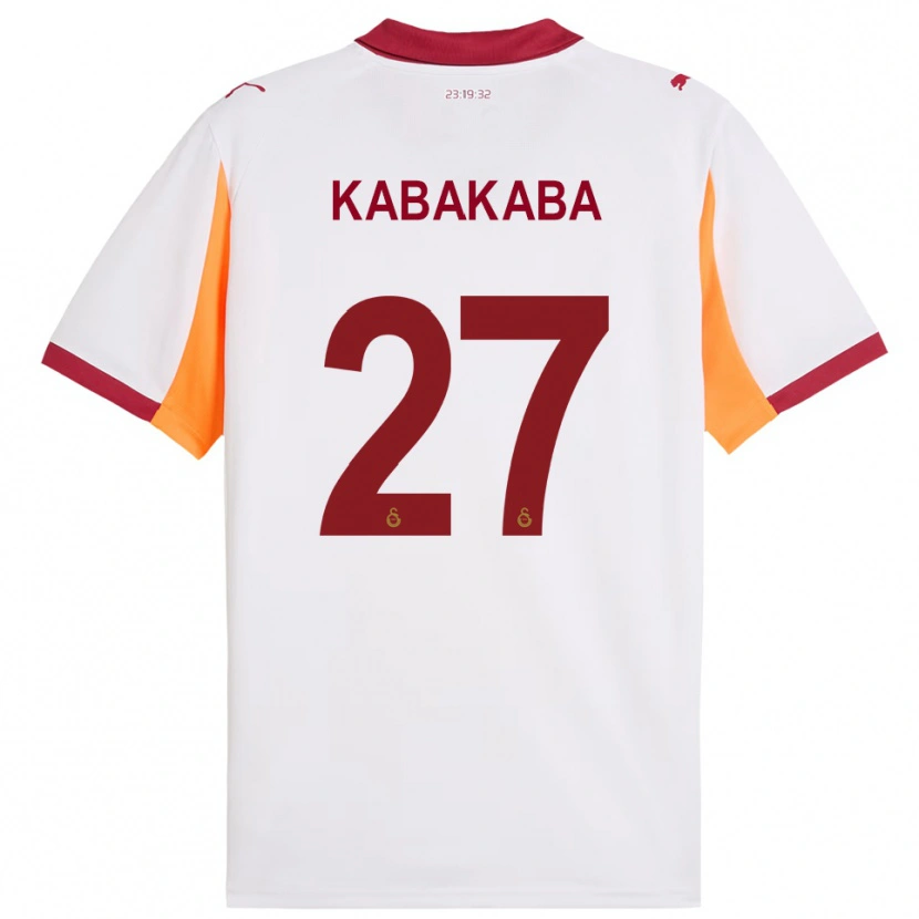Danxen Criança Camisola Naomie Kabakaba #27 Branco Vermelho Alternativa 2025/26 Camisa Brasil