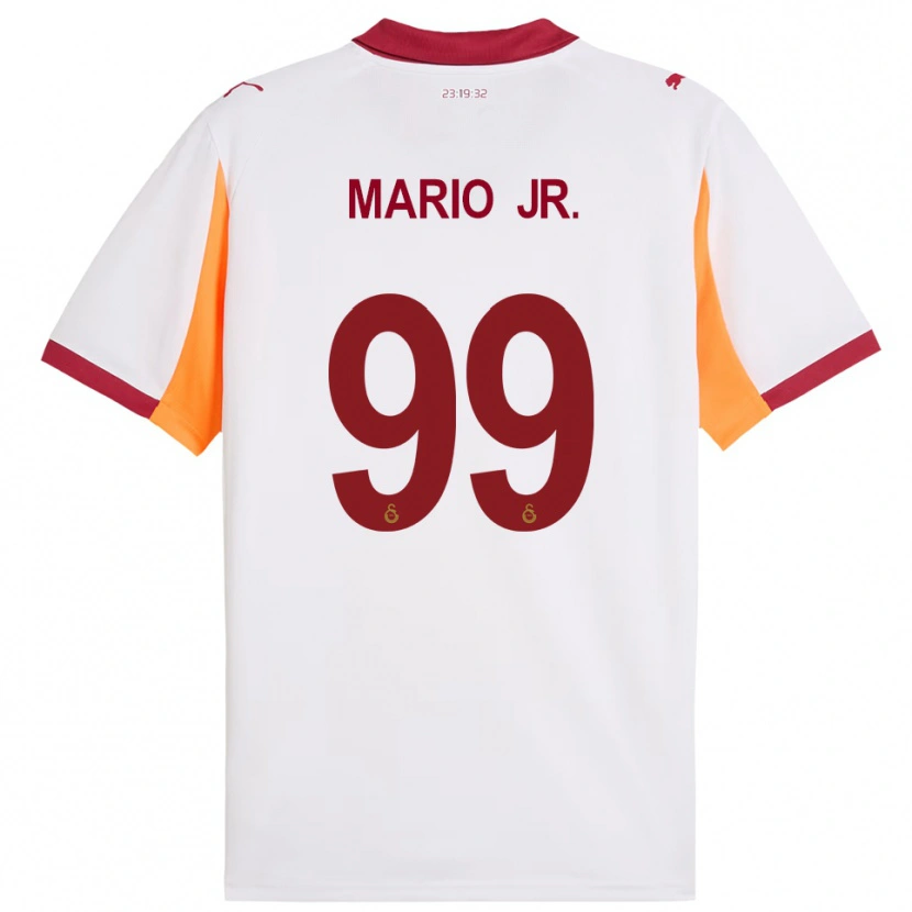 Danxen Criança Camisola Mario Lemina #99 Branco Vermelho Alternativa 2025/26 Camisa Brasil