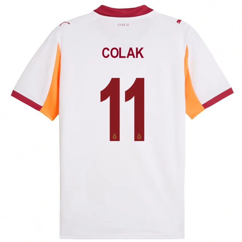 Danxen Criança Camisola Yiğit Çolak #11 Branco Vermelho Alternativa 2025/26 Camisa Brasil