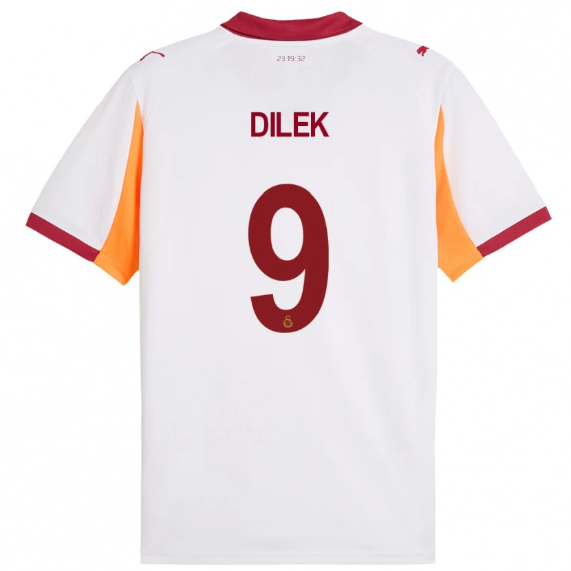 Danxen Criança Camisola Yalin Dilek #9 Branco Vermelho Alternativa 2025/26 Camisa Brasil