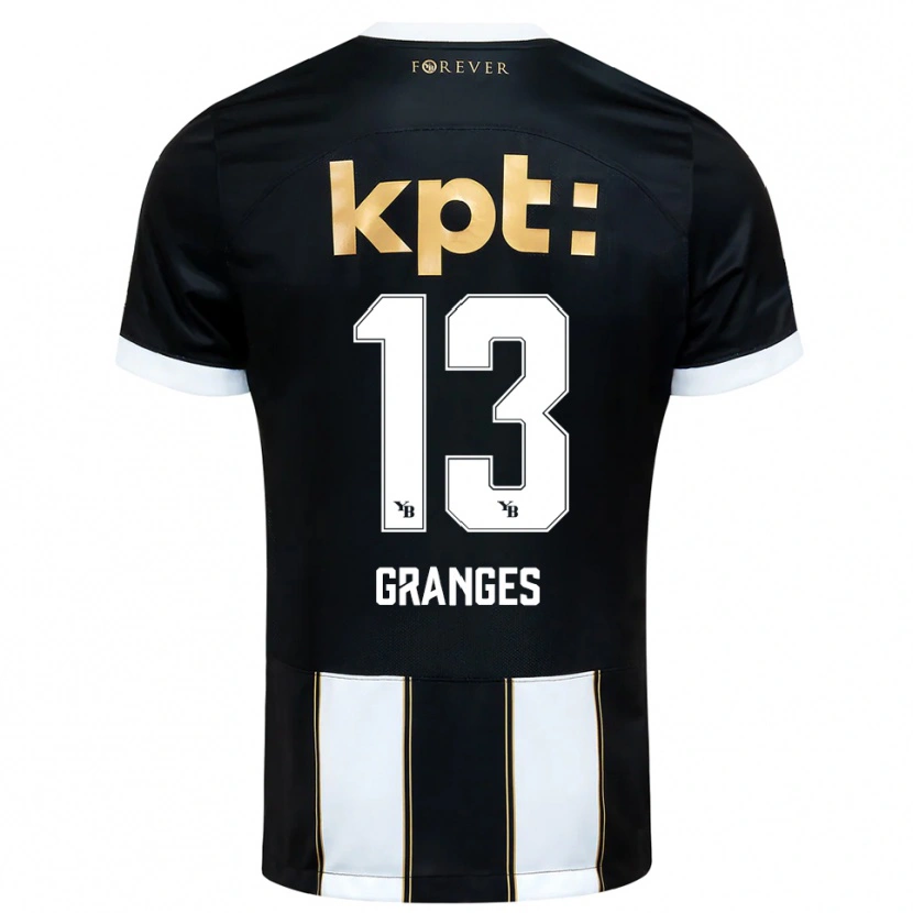 Danxen Criança Camisola Malaurie Granges #13 Preto Branco Alternativa 2025/26 Camisa Brasil