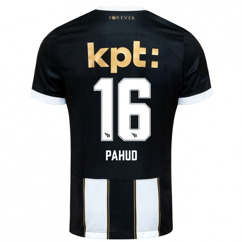 Danxen Criança Camisola Ciril Pahud #16 Preto Branco Alternativa 2025/26 Camisa Brasil