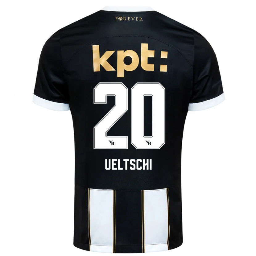 Danxen Criança Camisola Rilana Ueltschi #20 Preto Branco Alternativa 2025/26 Camisa Brasil