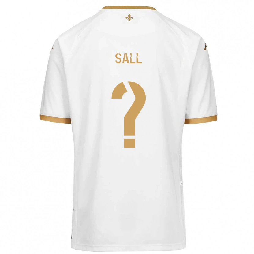 Danxen Criança Camisola Issa Sall #0 Branco Dourado Alternativa 2025/26 Camisa Brasil