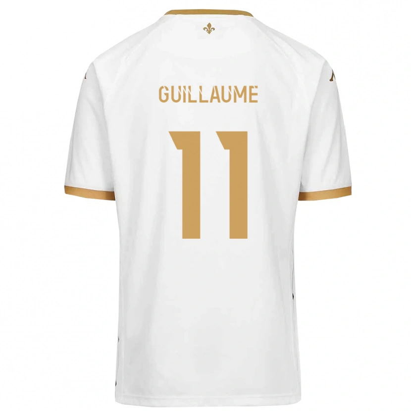 Danxen Criança Camisola Shelton Guillaume #11 Branco Dourado Alternativa 2025/26 Camisa Brasil