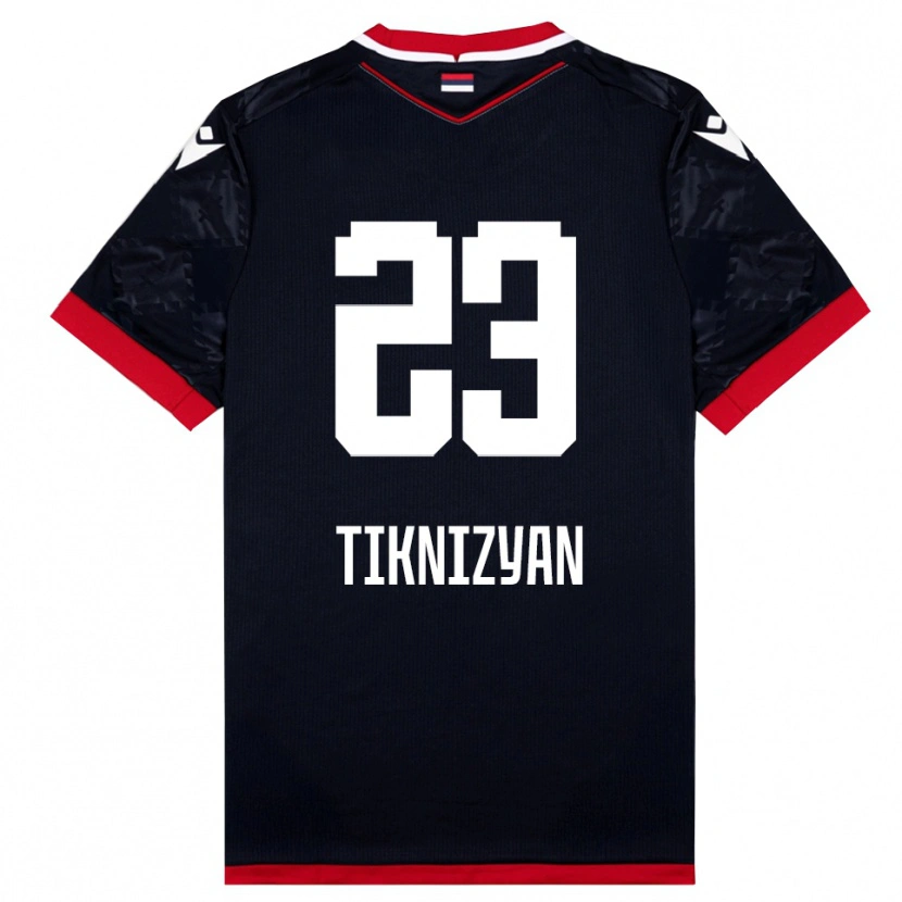 Danxen Criança Camisola Nair Tiknizyan #23 Preto Vermelho Alternativa 2025/26 Camisa Brasil