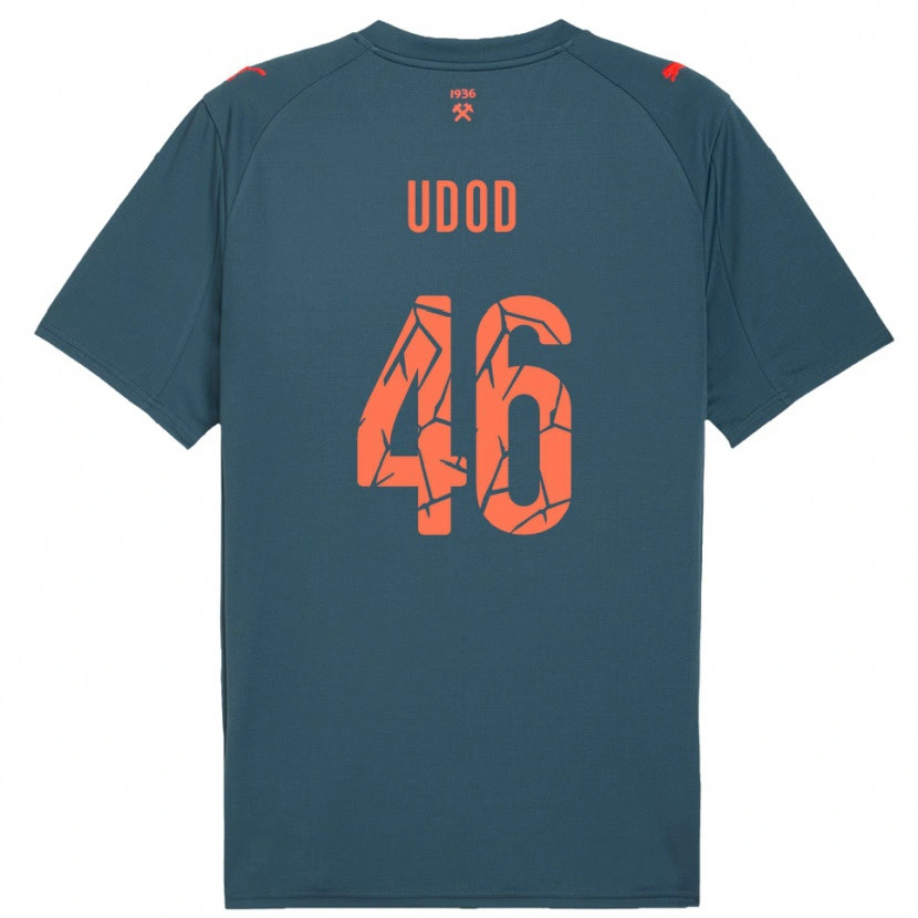 Danxen Criança Camisola Danylo Udod #46 Marinho Vermelho Alternativa 2025/26 Camisa Brasil