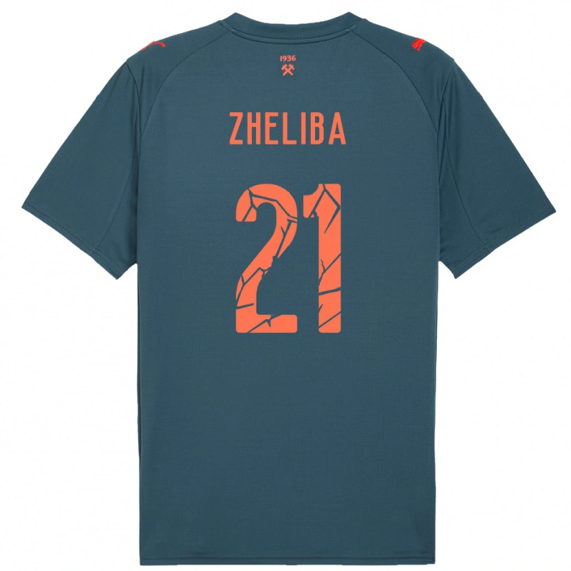 Danxen Criança Camisola Yan Zheliba #21 Marinho Vermelho Alternativa 2025/26 Camisa Brasil