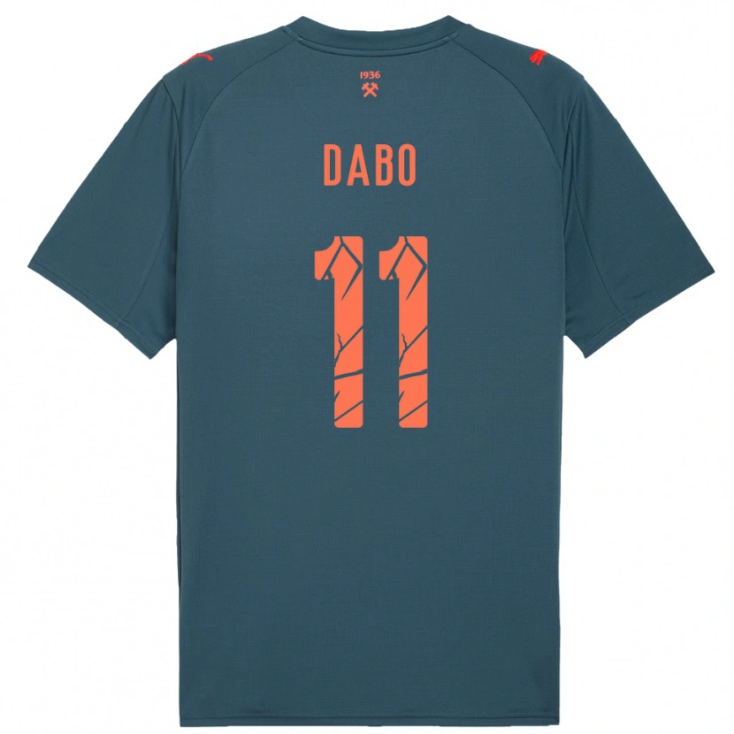 Danxen Criança Camisola Ibrahima Dabo #11 Marinho Vermelho Alternativa 2025/26 Camisa Brasil