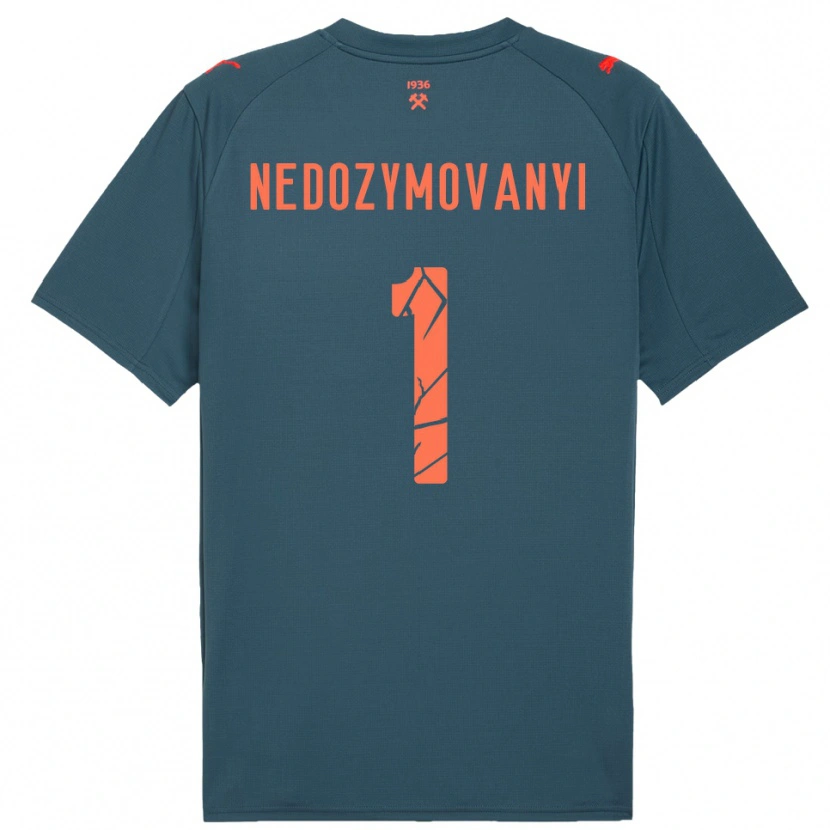 Danxen Criança Camisola Artem Nedozymovanyi #1 Marinho Vermelho Alternativa 2025/26 Camisa Brasil