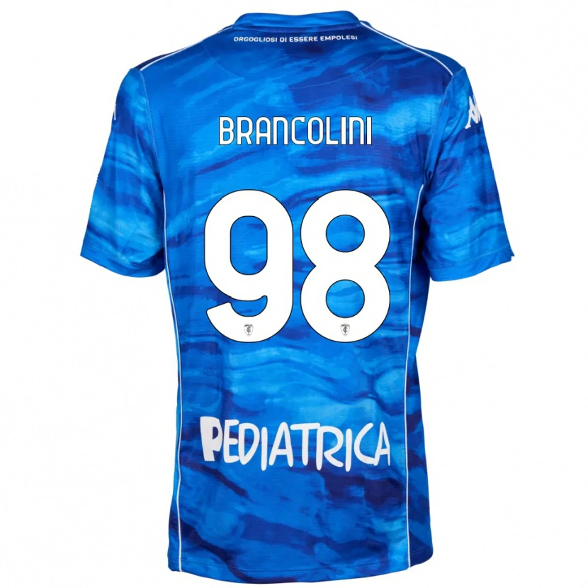 Danxen Homem Camisola Federico Brancolini #98 Azul Branco Principal 2025/26 Camisa Brasil