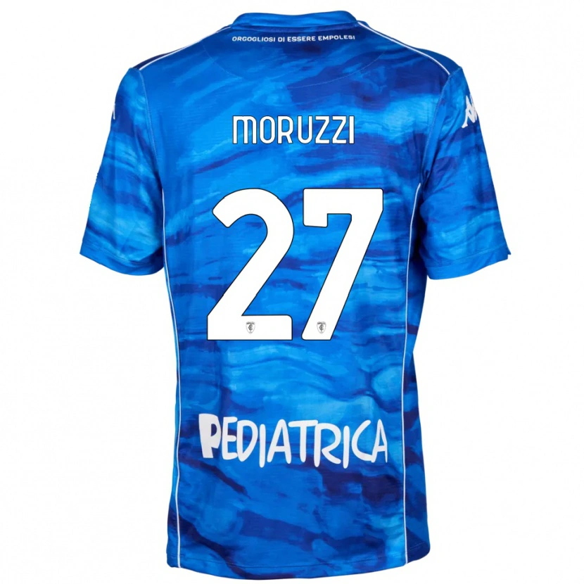 Danxen Homem Camisola Brando Moruzzi #27 Azul Branco Principal 2025/26 Camisa Brasil