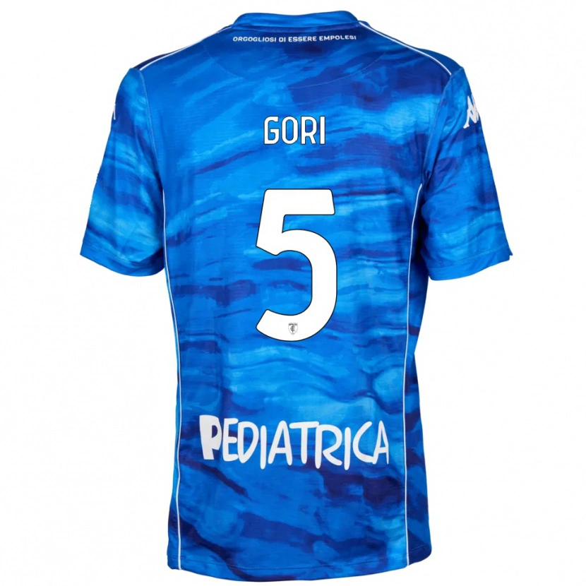 Danxen Homem Camisola Alessandro Gori #5 Azul Branco Principal 2025/26 Camisa Brasil