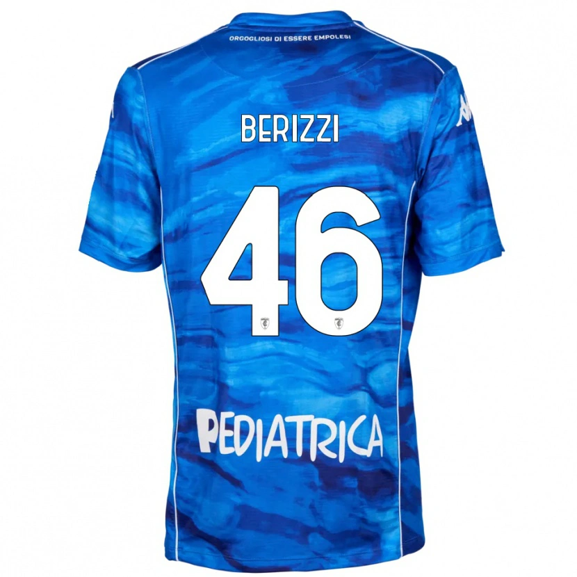 Danxen Homem Camisola Roberto Berizzi #46 Azul Branco Principal 2025/26 Camisa Brasil