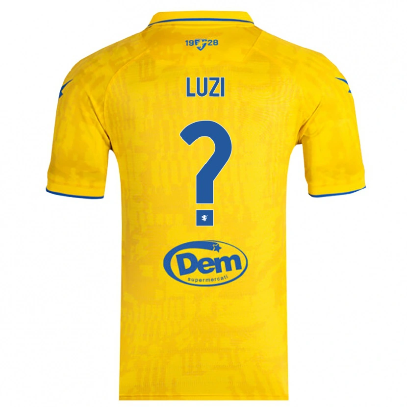 Danxen Homem Camisola Daniel Luzi #0 Amarelo Azul Principal 2025/26 Camisa Brasil