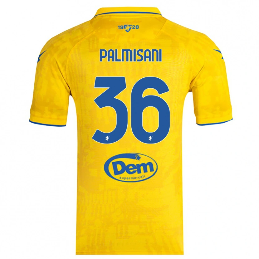 Danxen Homem Camisola Lorenzo Palmisani #36 Amarelo Azul Principal 2025/26 Camisa Brasil