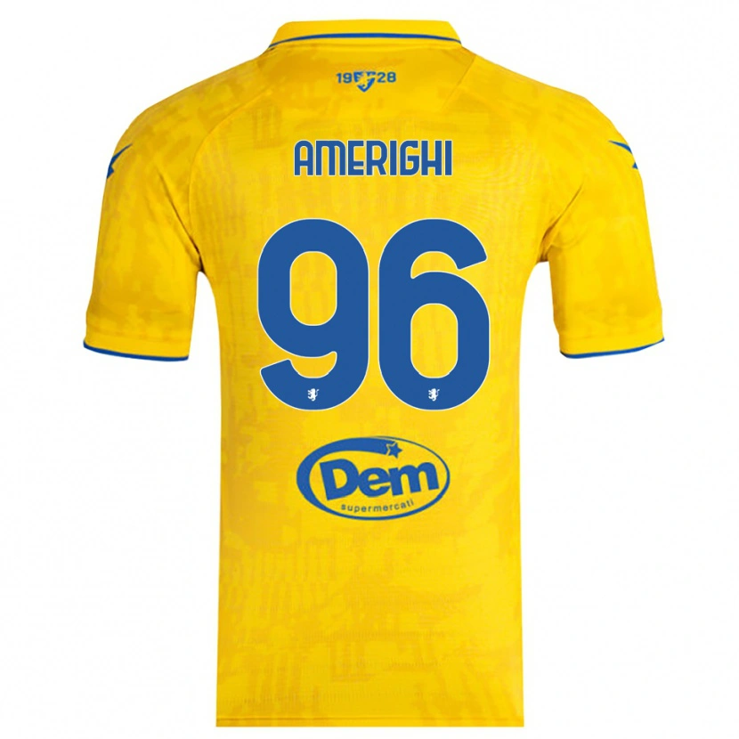 Danxen Homem Camisola Igor Amerighi #96 Amarelo Azul Principal 2025/26 Camisa Brasil