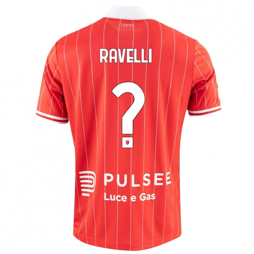Danxen Homem Camisola Etienne Ravelli #0 Vermelho Branco Principal 2025/26 Camisa Brasil