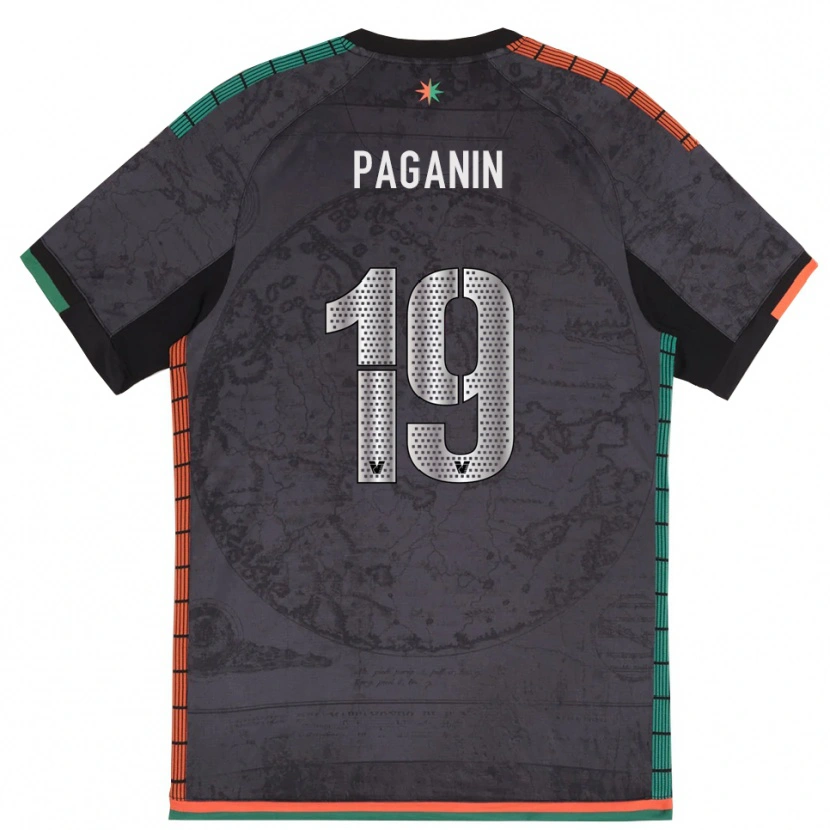 Danxen Homem Camisola Eros Paganin #19 Cinza Escuro Principal 2025/26 Camisa Brasil