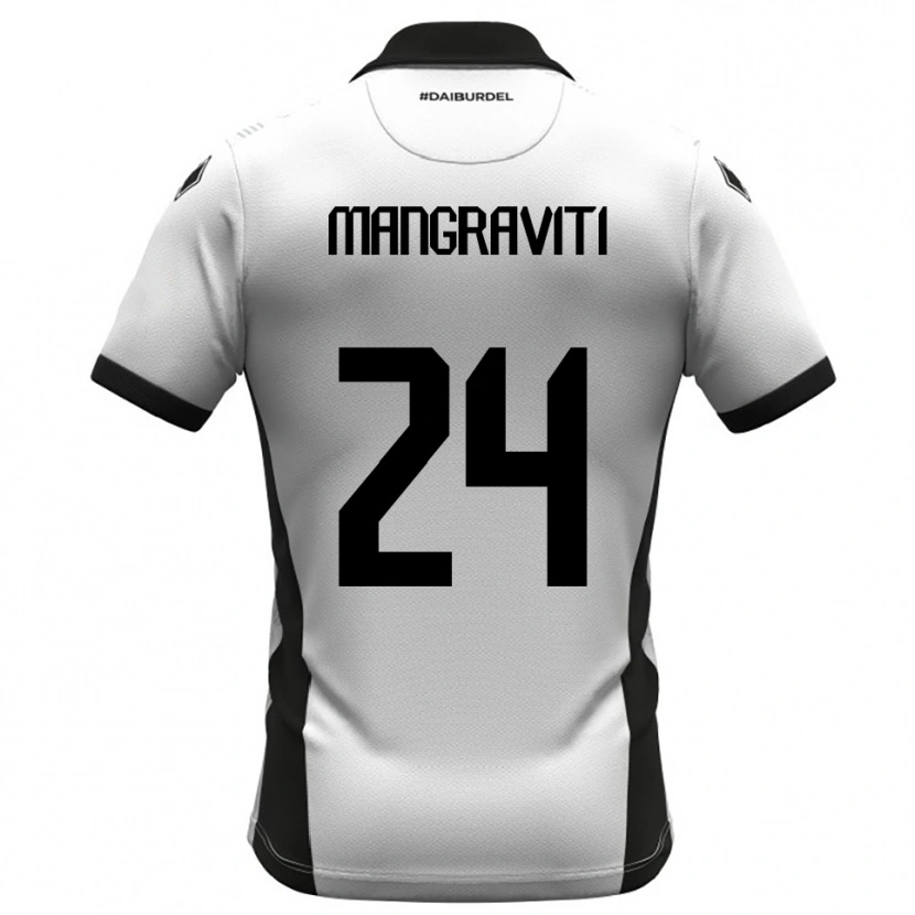 Danxen Homem Camisola Massimiliano Mangraviti #24 Branco Preto Laranja Principal 2025/26 Camisa Brasil