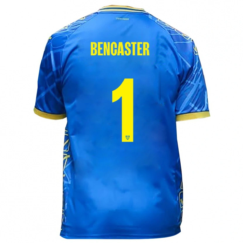 Danxen Homem Camisola Mattia Bencaster #1 Azul Celeste Amarelo Principal 2025/26 Camisa Brasil