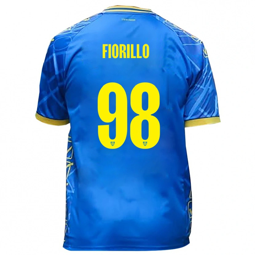 Danxen Homem Camisola Vincenzo Fiorillo #98 Azul Celeste Amarelo Principal 2025/26 Camisa Brasil